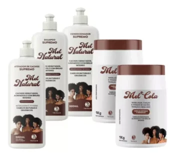 Trihair Honey Glue 1kg 2 units + Shampoo + Conditioner + activator