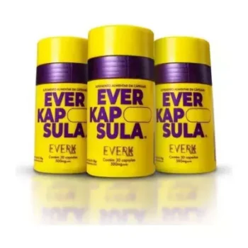 New Everkapsula 3 Bottles Strengthens Hair Fiber Original