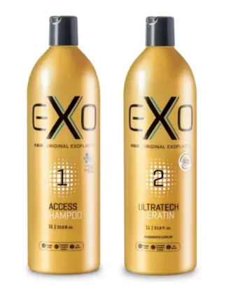 Exo Hair Exoplastia Ultratech Hair Straightening Brazilian Keratin 1L 33oz