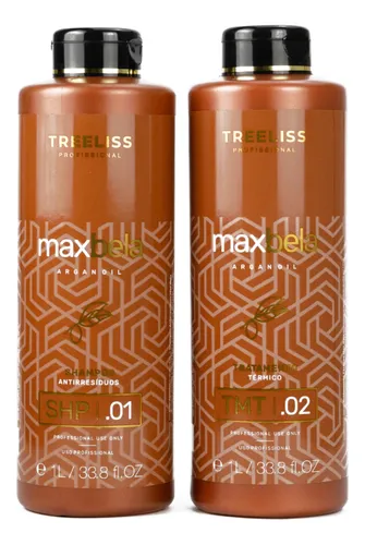 Tree Liss  Progressiva Capilar Tree Liss Max Bela - 2 Passos 1L 33oz