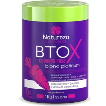 Natureza Cosméticos Thermal Hair Sealing - Platinum Blonde with Vitamin A.