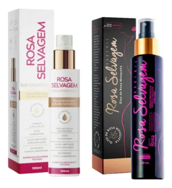 Kit Rosa Selvagem Activated Acid Lightener + Wild Rose Lightening Oil
