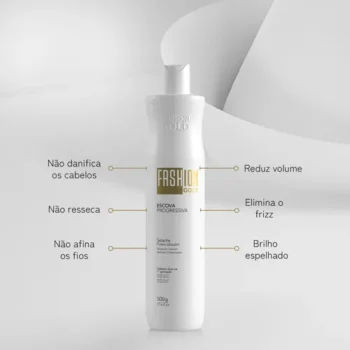 Ybera Fashion Gold 500g 16 oz Progressive/Straightening Brush